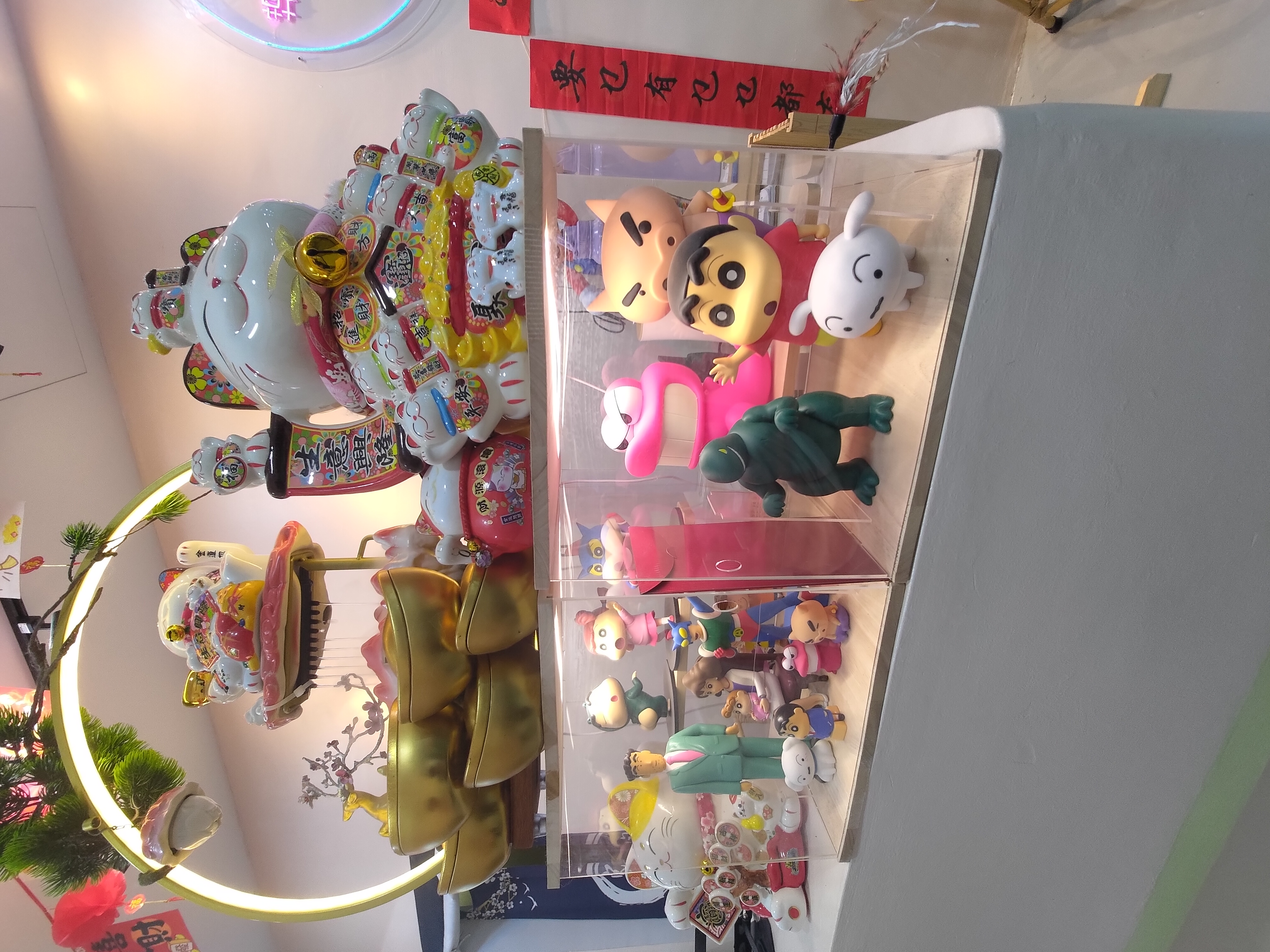 The Crayon Shin-chan decorated cashier area