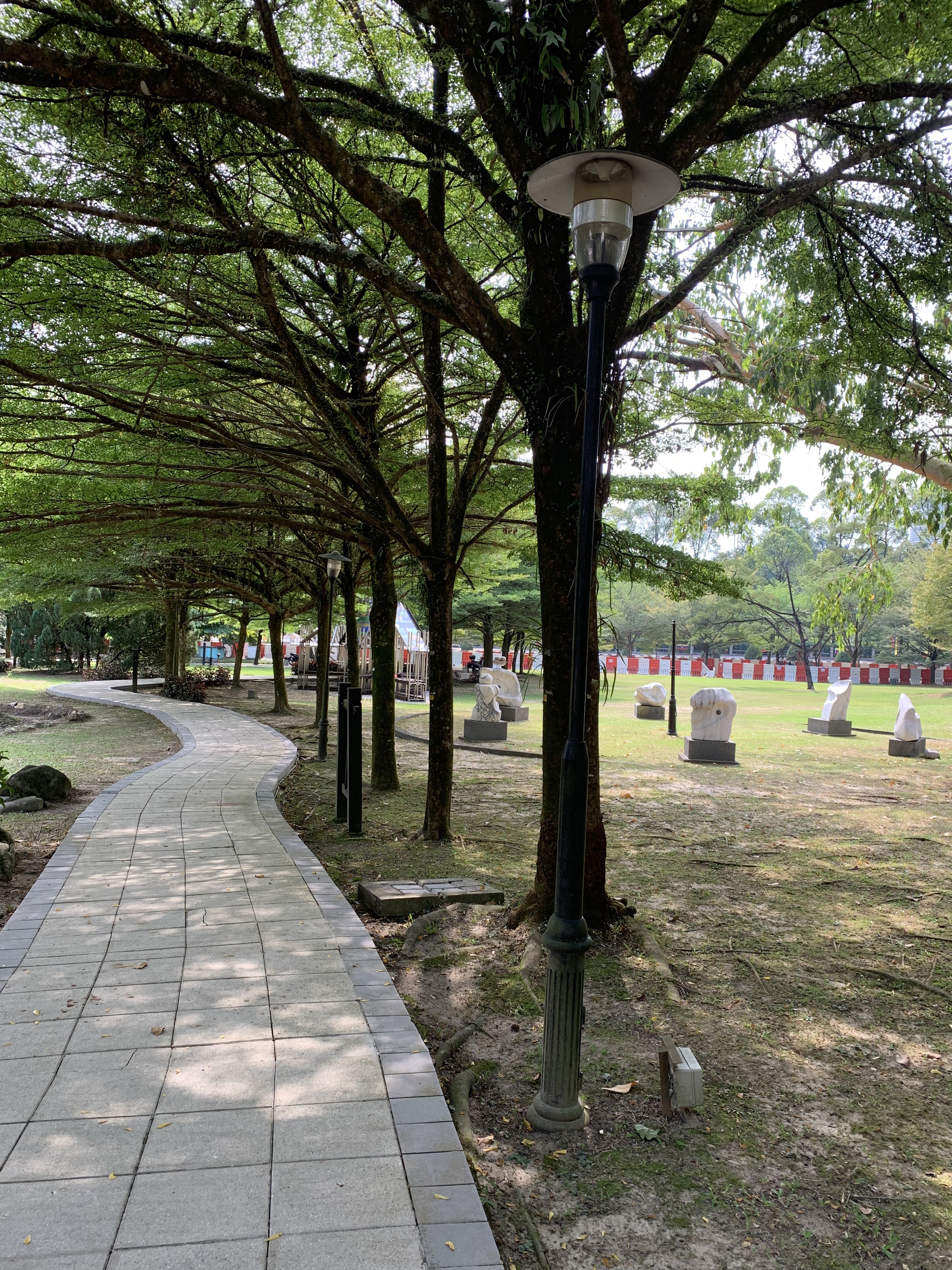 One of the jogging paths