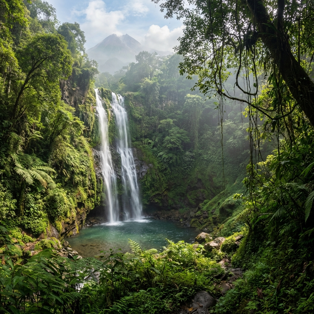 Exploring Waterfalls in Magelang