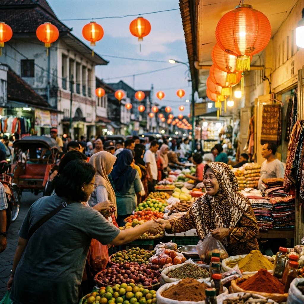 Morning Rush at Pasar Gede