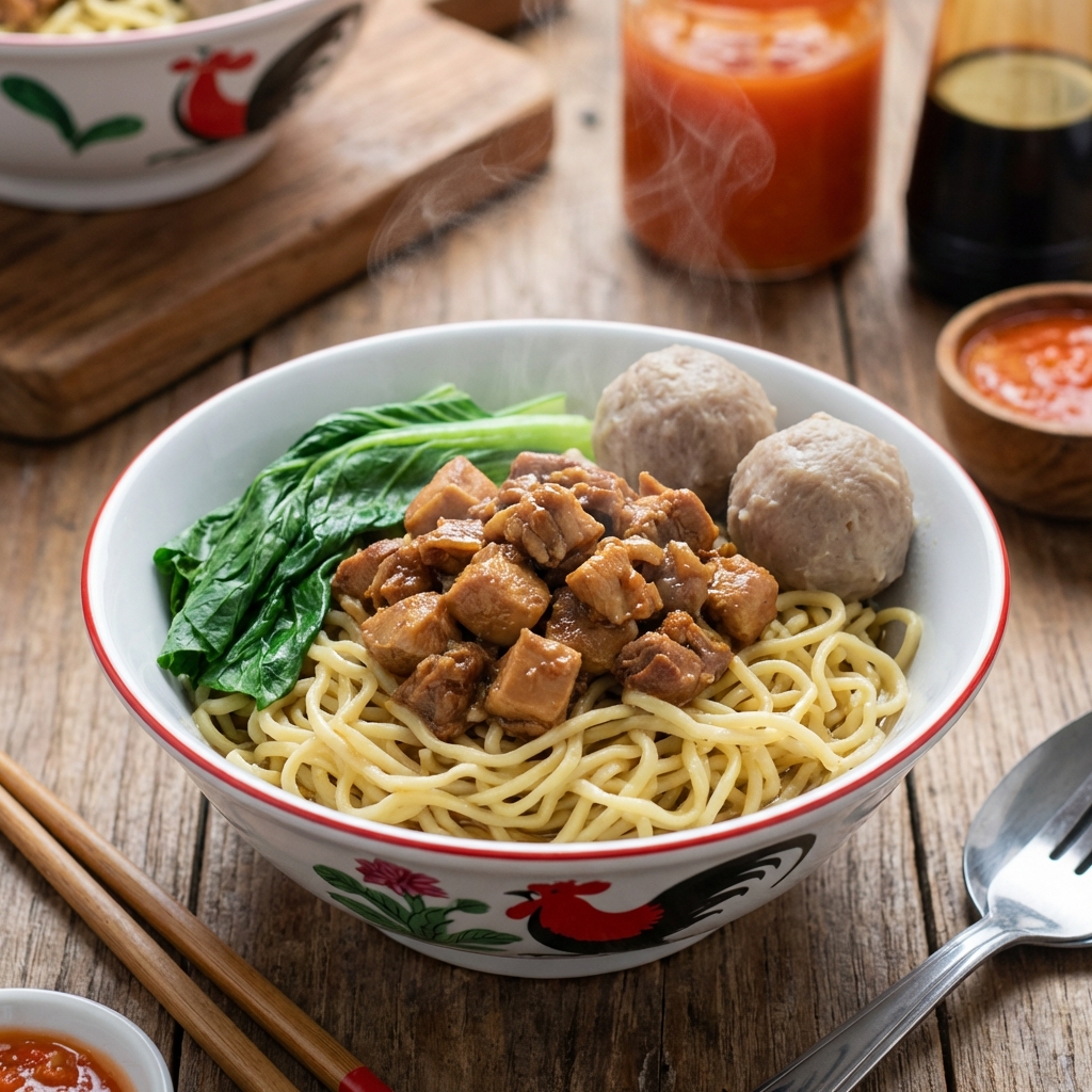 Tasting the Legendary Mie Ayam Bakso Banding in Salatiga