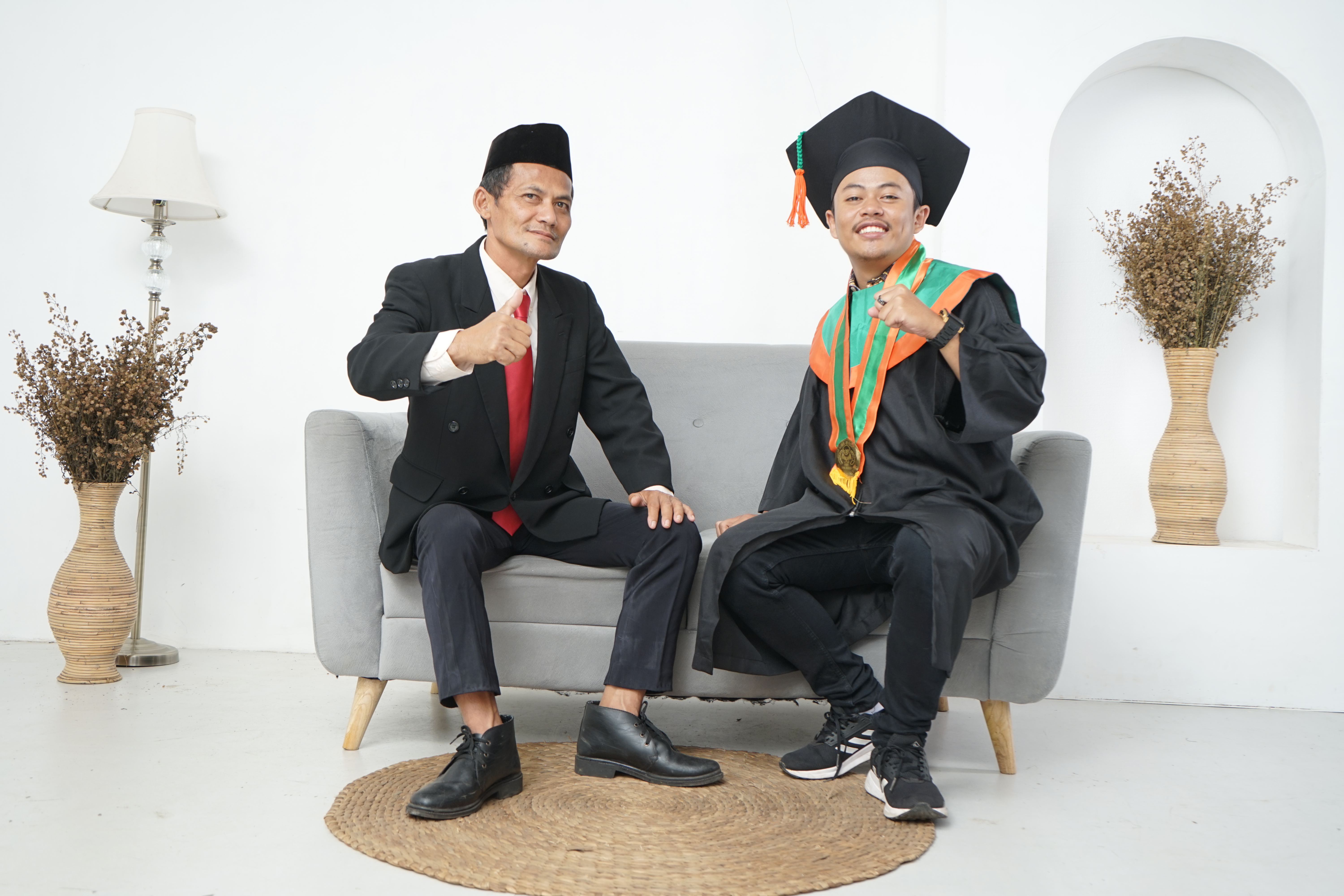With father